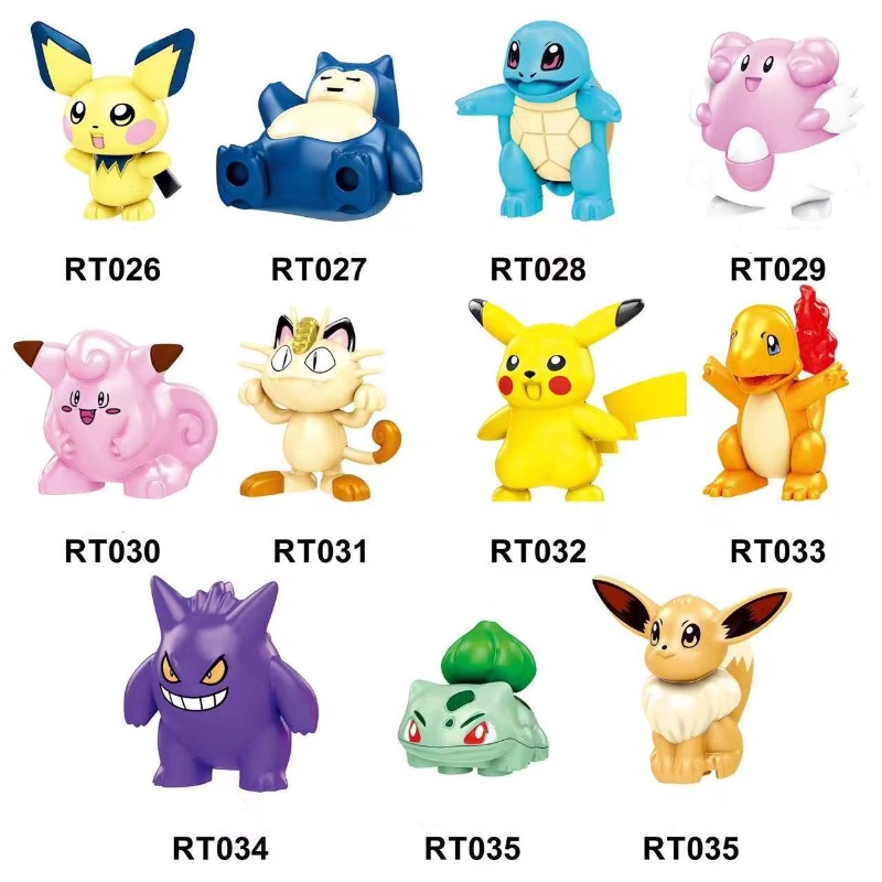 Lego Set Creator - Pokémon assemblage jouet Anime minifigure blocs
