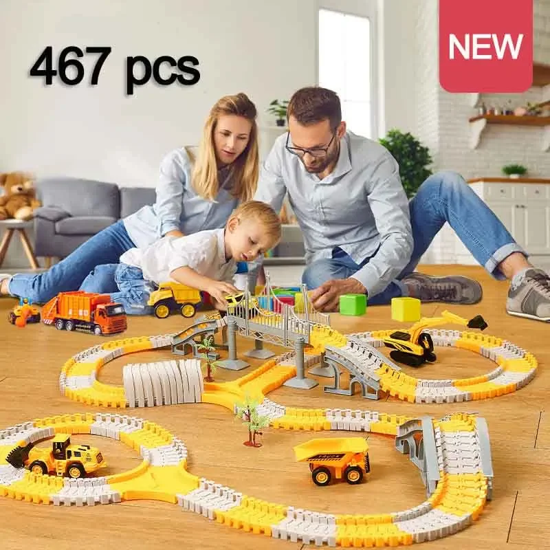 Hot Wheels Car Track Sets - 137-467 pièces enfants piste électrique jouet